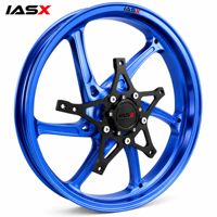 Jantes de moto forgées IASX de 17 pouces, légères, en aluminium 6061-T6, pour Aprilia RSV4 Custom Sportbike