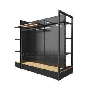 Nuevo Lanzamiento <span class=keywords><strong>de</strong></span> Producto: Exhibidor <span class=keywords><strong>de</strong></span> Ropa Luminoso Tipo Góndola, Estante <span class=keywords><strong>de</strong></span> Doble Cara con Iluminación LED - Product Image 5