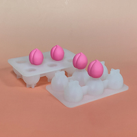 Moule à gâteau en silicone en forme de fruit 3D, pêche, mangue, peut être utilisé pour le pudding, le mousse au chocolat, le gâteau, la crème glacée, outils