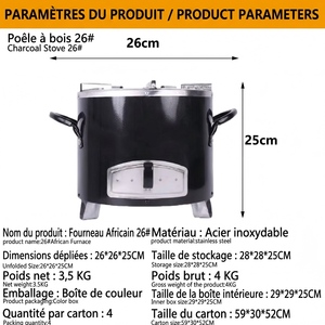 Griglia a Carbone con Risparmio Energetico del <span class=keywords><strong>50</strong></span>%, Barbecue Portatile a Legna, Griglie per Cucina all'Aperto Resistenti, Vendita all'Ingrosso - Product Image 6