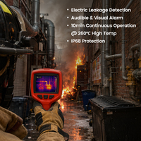 Caméra thermique de lutte contre les incendies, imageur thermique infrarouge HD, détection de fuites de lumière visible, synchronisation sans fil, dispositif pour pompiers
