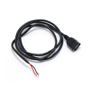 <b>Usb</b> Female Connector Cable Assembly 2 Core Pvc Insulated Power <b>Extension</b> Cord For Electronics - Product Image 4