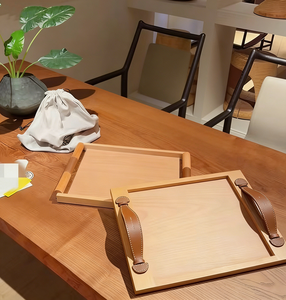 Plateau de rangement créatif en bois pour la maison, style américain, jetable, compatible lave-vaisselle, pour la rentrée scolaire, bureau et salon - Product Image 1