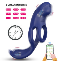 Masajeador de Pene Masculino con Control Remoto Inalámbrico, Masaje Corporal Sexual para Adultos