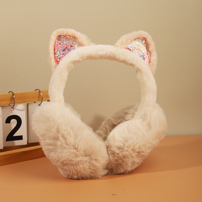 Orejas de gato beige