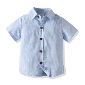 Conjuntos de Ropa para Niños de Boutique de Moda Estadounidense, Ropa de Bebé, Camisa Corta de Verano, Pantalones con Tirantes, Conjuntos de Ropa para Niños de 2 Piezas - Product Image 3