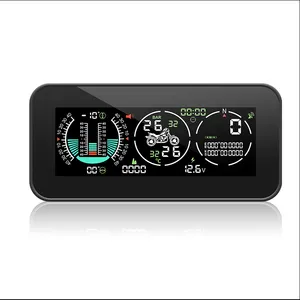 Auto Start En Slaap Twee Helderheidsniveaus Waterdicht En Duurzaam Kleur Hd Lcd Gps Snelheidsmeter + Inclinometer Voor Motorfiets + Tpms