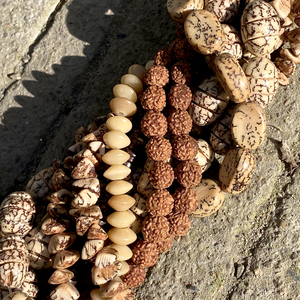 AsVrai U pierre naturelle irrégulière en bois Bodhi puces Oblate entretoise perles rondes en vrac pour la fabrication de bijoux accessoires de bricolage en gros - Product Image 2