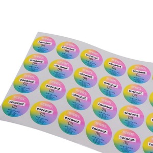 New Rainbow Custom PVC Printed Polka <b>Dot</b> <b>Stickers</b> High Adhesion Labels Colored Self Adhesive Large Batch Customization - Product Image 1