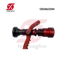 Buse d'incendie à poignée pistolet en alliage d'aluminium réglable, directement d'usine, 115-230-360-475 FLUSH, avec manchon en mousse flexible et multifonctionnel