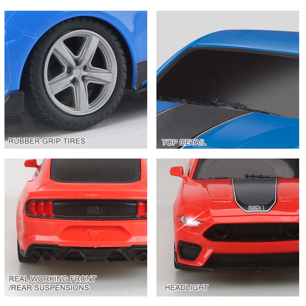 1:24 Remote Control Ford Mustang Mach 1 Sport Model RC Car