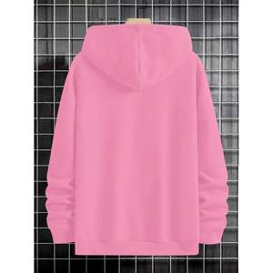 Sudadera con Capucha Floral Personalizada para Hombre, Sudadera de Algodón con Cordón, Manga Larga, Informal, con Bolsillo, Transpirable, Tejida - Product Image 3