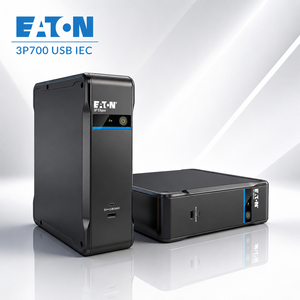 <span class=keywords><strong>Eaton</strong></span> 3P700D UPS - 700 VA/420 W Entrée 220-240V Test automatique de la batterie Interface USB/Ethernet - Product Image 1