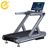 Cinta de Correr Comercial con Control por Botones, de Uso Rudo para Gimnasio, Máquina Eléctrica de Cardio con Monitoreo Inalámbrico, Rango de Velocidad de 20 km/h, Directo de Fábrica