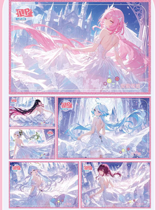 Cartes à collectionner HL Lotus Dream A5 AB WaiFu Art Anime Girl Doujin, cartes de jeu de société, cadeau pour les fans - Product Image 6