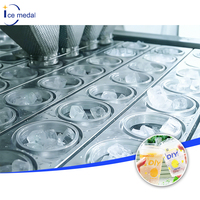 Machine à glace industrielle comestible en cubes 10T 15T 20T 30T pour usine de glace en sacs et de coupelles de glace, certifiée CE ISO