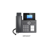 Téléphone IP Gigabit GrandStream GRP2604 avec lignes SIP, voix HD, Opus, 10 touches BLF, multi-lignes, VoIP, système d'exploitation Linux, téléphone de bureau, entreprise