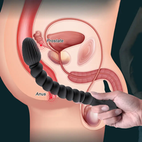 Perles anales, stimulateur de fesses, plug anal vibrant pour masturbation, pénétration anale, jouets anaux pour hommes, femmes et adultes