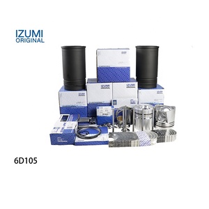 Izumi Gốc 6d114 6d125 6d140 6d155 6D95 6d102 6d110 Động Cơ Đại Tu Sửa Chữa Kit Lót <span class=keywords><strong>Piston</strong></span> Xây Dựng Lại Các Bộ Phận Cho Động Cơ Komatsu - Product Image 5