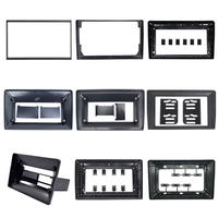 Kit de cadre d'autoradio AIJALV pour voiture universelle 7, 9, 10 pouces, adaptateur MP5 1 DIN, câble de conversion et accessoires