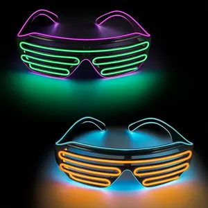 畅销Ismart定制标志发光二极管发光眼镜派对闪光太阳镜