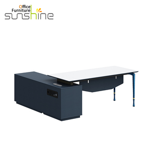 Escritorio Modular blanco moderno de alta calidad, muebles de oficina personalizados de <span class=keywords><strong>Guangzhou</strong></span>, gran oferta, escritorios de oficina modernos - Product Image 6