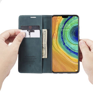 CaseMe 013 Étui portefeuille magnétique à rabat en cuir de luxe pour Huawei Mate 30 4G/5G - Product Image 4