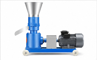 Henglu Nouvelle machine à granulés multifonctionnelle de 60 kg de capacité, moteur diesel et essence de 3 kW, pour l'alimentation des volailles, du bétail et des animaux