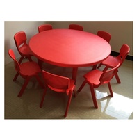 Table Ronde pour Enfants, Bureau pour Enfants, Table et Chaise pour Crèche, École Maternelle, Maison, Jardin