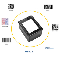 Lecteur de code QR 2D à montage fixe USB/RS232 étanche pour tourniquet de stationnement intégré dans un kiosque Lecteur de code QR PDF417