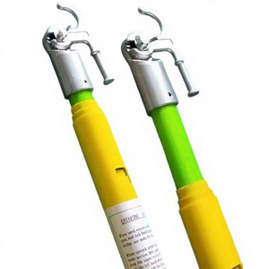 3m 4m 5m 6m 7m 8m 9m 10m 11m 12m Telescopic Fiberglass Triangular Hot Stick - Product Image 1