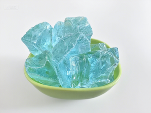 Vetro blu caraibico Chips marmi di vetro e ciottoli per l'abbellimento - Product Image 4