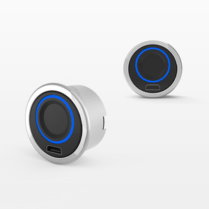 Qidots Sinh Trắc Học Thông Minh Vân Tay Locker Khóa USB Có Thể Sạc Lại Cho Ngăn Kéo Và Tủ Văn Phòng Tập Tin Bàn Ngăn Kéo Khóa - Product Image 1