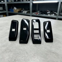 Nouveau produit : Cadre de bouton de lève-vitre en plastique, remplacement direct, accessoires de modification intérieure pour Toyota Prado LC250 2024