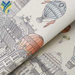 Papier peint mural pour chambre d'enfant, <span class=keywords><strong>ballon</strong></span> à air chaud géométrique moderne, imperméable et antistatique - Product Image 2