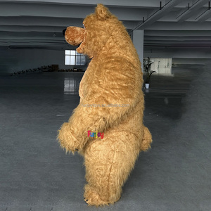2/2 6/3M Inflatable Linh Vật Trang phục dành cho người lớn có kích thước sang trọng linh vật gấu với thiết kế lông cho các sự kiện Anime - Product Image 2
