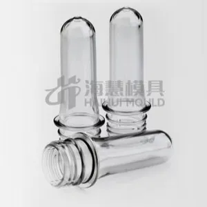 plastic injection Mold Transparent Water PET Preform cosmetic Bottle big neck jar preform mould