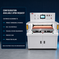 Machine de laminage sous vide SCA OCA 500x700mm avec couvercle anti-poussière et barrière lumineuse pour le collage d'écrans LCD TP LCM