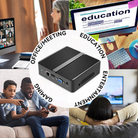 Ordinateur Minipc Dubaï Intel Celeron Core I3 i5 Linux Arm Fanless Mini Motherboard Desktop Barebone Personal Portable PC