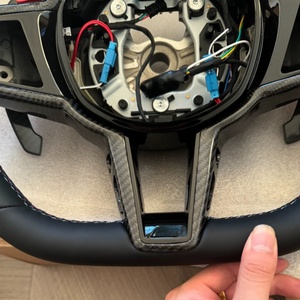 Con M1 M2 volante in pelle a bottone per <span class=keywords><strong>BMW</strong></span> M3 G80 M4 G82 <span class=keywords><strong>X3</strong></span> <span class=keywords><strong>G01</strong></span> X4 G02 X5 G05 X6 G06 G11 12 G20 G30 Z4 G29 - Product Image 2