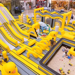 ห้างสรรพสินค้าขนาดใหญ่สวนสนุกสำหรับเด็กปราสาทกระโดดพองเมืองแห่งความสุข