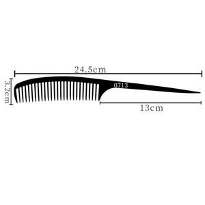 Peine de Peluquería <span class=keywords><strong>Tony</strong></span> Cover de Plástico ABS con Cola de Púa y Fibra Ancha y Densa, Resistente al Calor y de Carbono para Corte de Pelo de Barbero y Uso Doméstico - Product Image 6