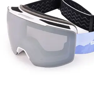 Lente ribaltabile occhiali da neve protezione per il naso marchio personalizzato logo per lo snowboard racchette da neve in motoslitta