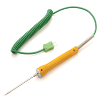 Capteur de température de surface alimentaire, thermocouple de type K avec sonde à aiguille et connecteur