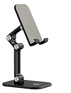 Support de bureau pliable réglable <span class=keywords><strong>en</strong></span> hauteur pour téléphone portable et tablette, idéal pour le bureau ou la maison - Product Image 3