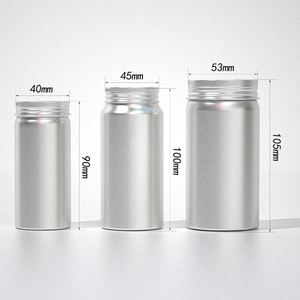 Pot de stockage hermétique en aluminium électroplaqué de qualité supérieure pour capsules d'huile de poisson, conteneur métallique portable pour compléments et médicaments - Product Image 4