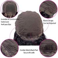 Perruque Bob Courte HD Populaire Vietnamienne à Densité 200%, Lace Front Transparente 13*4 sans Colle, Cheveux Lisses Baguette 180g