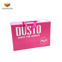 Bonne qualité Accepter les échantillons Boîte en carton ondulé de taille personnalisée Boîtes d'emballage pliables pour chaussures avec votre logo imprimé