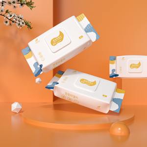 Lingettes humides pour bébé Lianhua Yin, 60 pièces, grand format, pour le nettoyage et les soins de la peau, usage enfant - Product Image 1