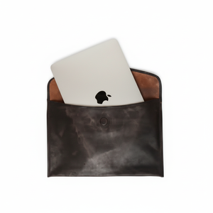 Housse universelle en toile et cuir pour ordinateur portable Housse de bureau pour ordinateur portable - Product Image 1